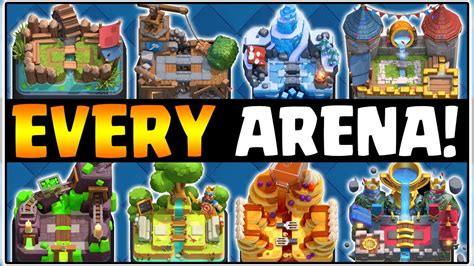 TIPS FOR ALL 23 ARENAS IN CLASH ROYALE! .